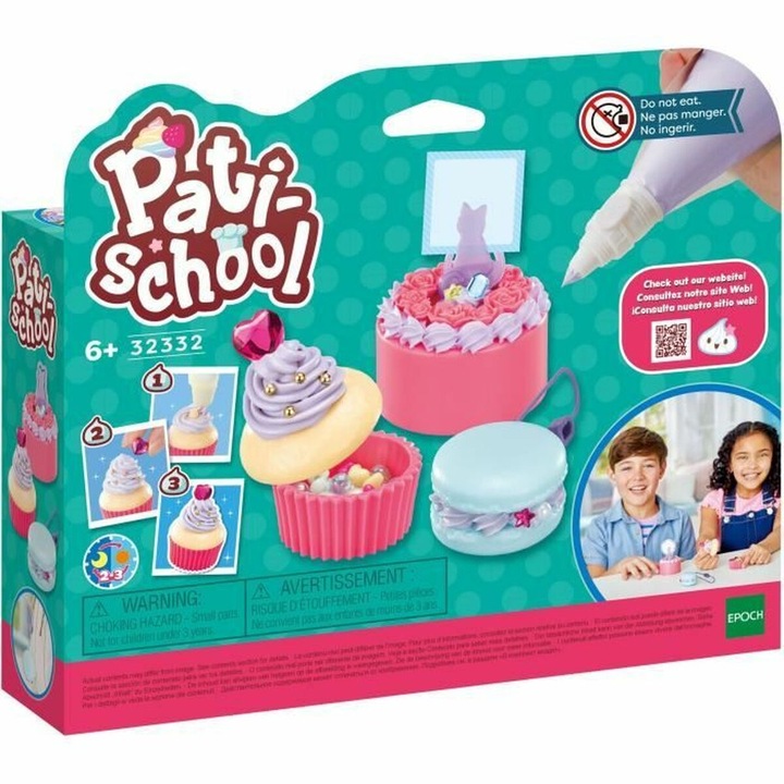 Tortaforma készlet EPOCH D'ENFANCE Pati School Cakes, műanyag, tarka, +6 év, 3 db