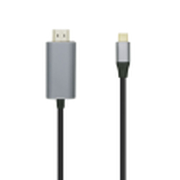 Кабел адаптер Aisens, USB-C към HDMI, 4K Ultra HD, черен, 1.8м