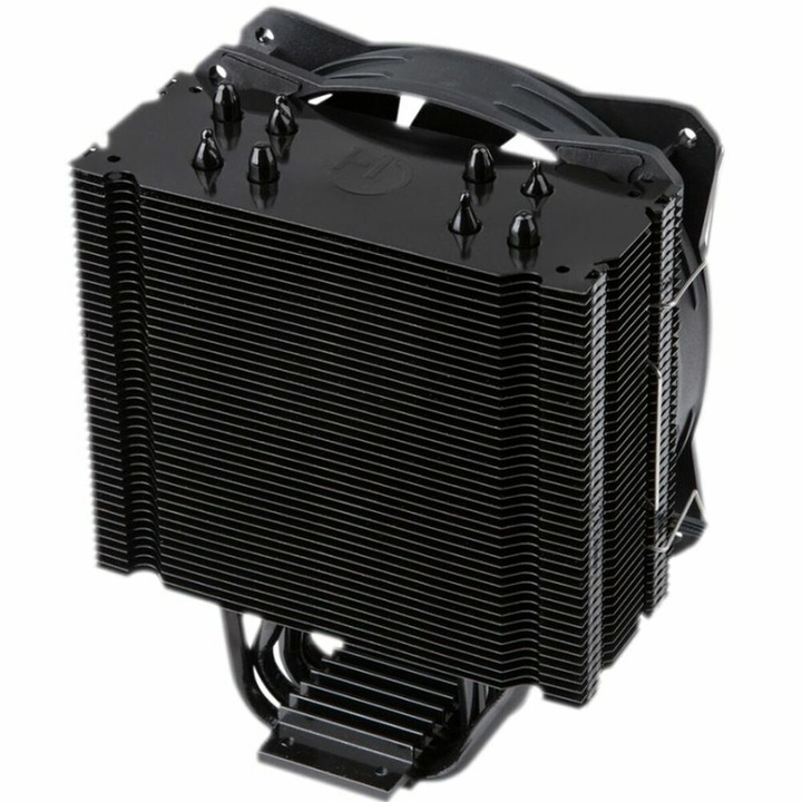 Cooler Procesor Hiditec CPUH10001, ARGB LED, 800-1600rpm, Negru, 12x12x2.5cm