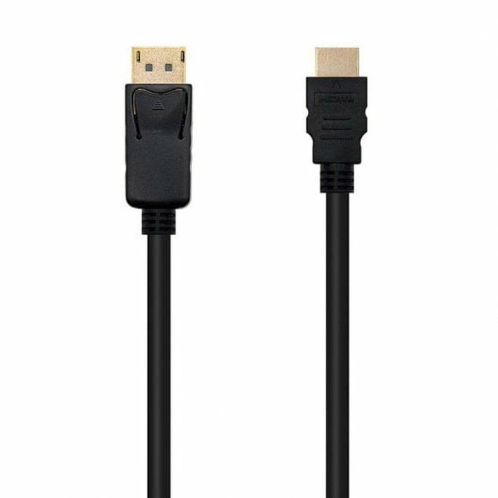 Cablu DisplayPort la HDMI NANOCABLE 10.15.4302, 4K, negru, 2m