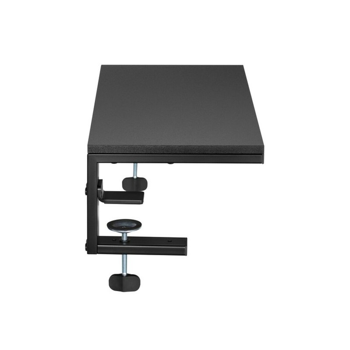 Monitorállvány, V7 DT1RSC, fekete, 250x550 mm, 32 hüvelykes képernyőhöz