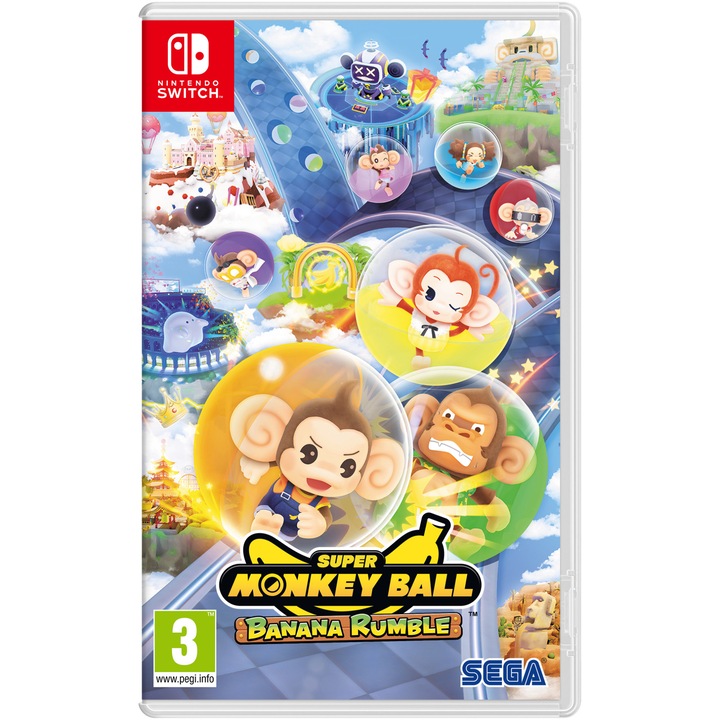 Super Monkey Ball Banana Rumble játék, Nintendo Switch