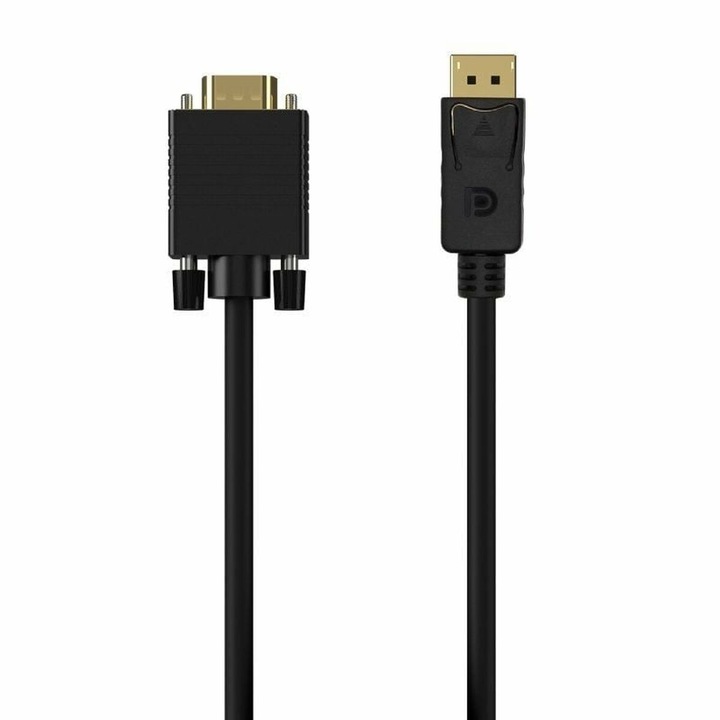 Адаптер DisplayPort към VGA Aisens A125-0552 Черен 1 м