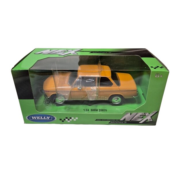 Welly BMW 2002 TI 1/24 Modellino Pressofuso Arancione - 24053