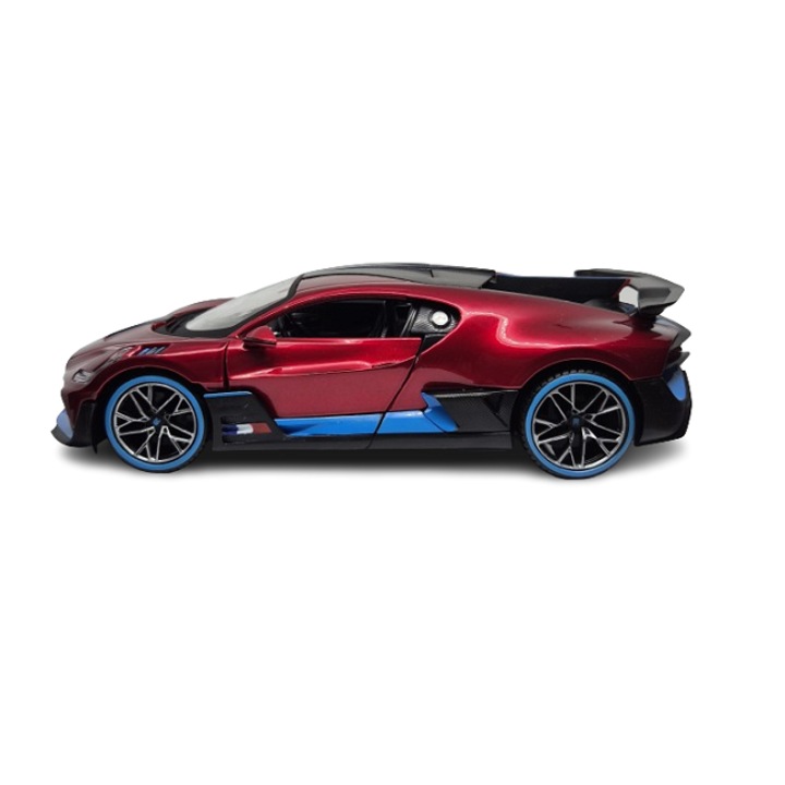 Bugatti Divo modell, piros, Maisto 1/24