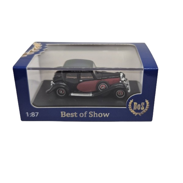 Macheta Bugatti type 57 Galibier 1934, negru, BoS 1/87