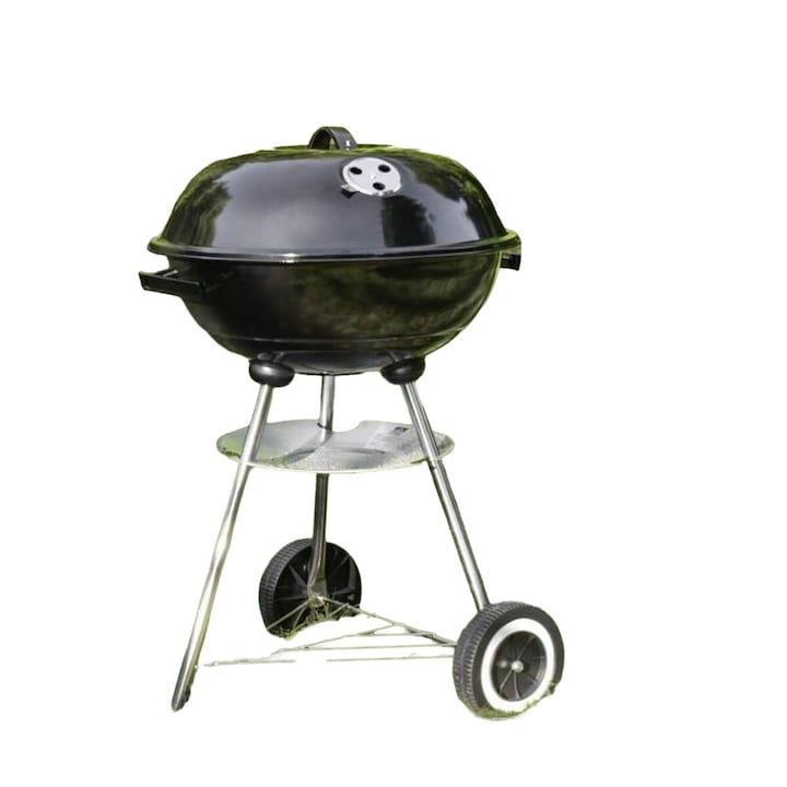 Gratar carbune, Landmann, Metal, Negru/Argintiu