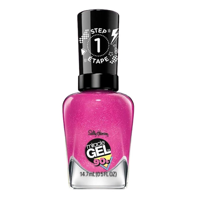 Oja Sally Hansen MIRACLE GEL, Beet Me at the Mall, efect lucios, lila, 14,7ml