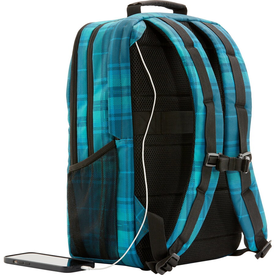 Geanta laptop HP Campus XL, poliester, unisex, albastru, 30.5x16.5cm