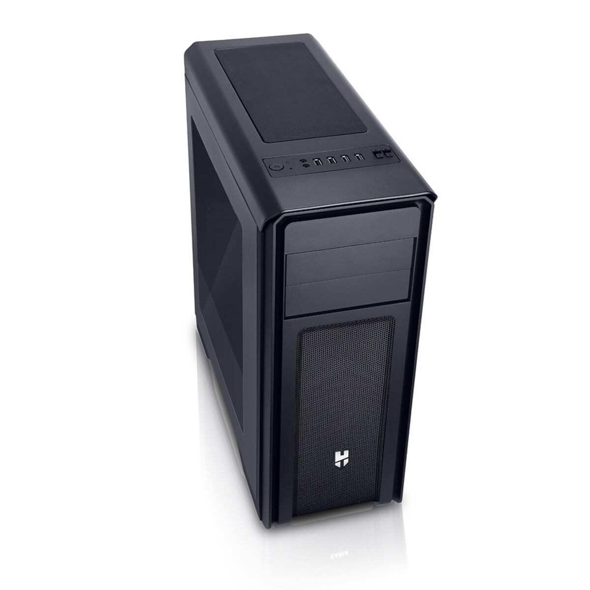 Carcasa PC Midi-Tower Nox Hummer ZX, USB 3.0, LED, negru, 200x20cm