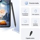 Stylus iPad Pen, Runex®, Compatibil cu Tablete Apple Generatia 2018-2024, 10 Capete de Rezerva, Afisaj Procentaj Baterie, Fara Intarziere, Functie Palm Rejection, Atasare Magnetica, Type-C, Negru