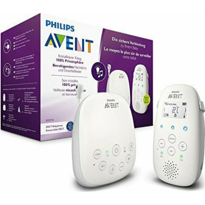 Audio Monitor Philips-Avent SCD713/26 Alb