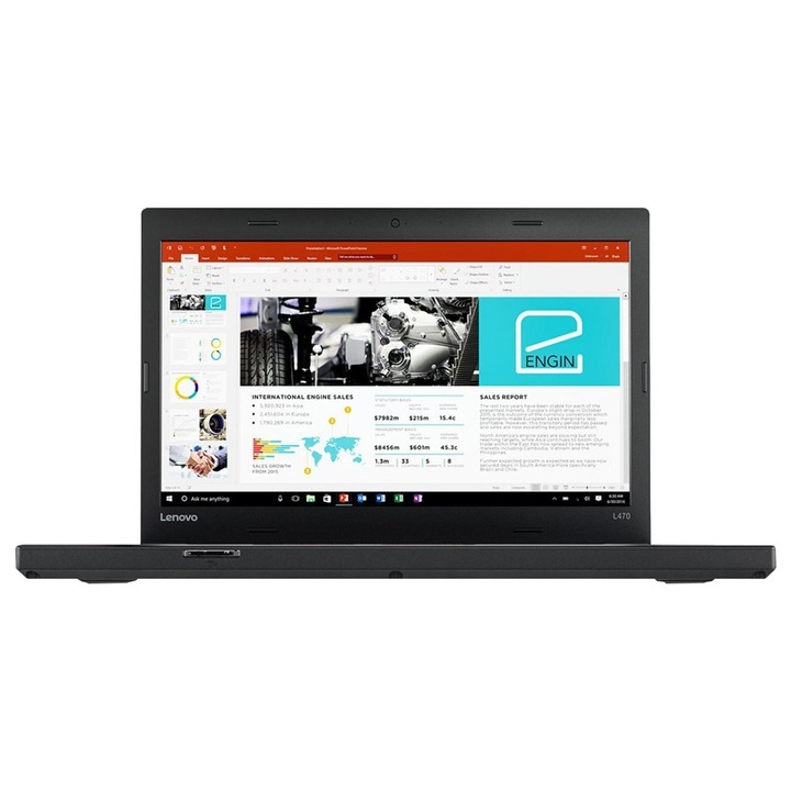 Lenovo ThinkPad L470 laptop Intel Core™ i5 processzor akár 3.00GHz, 16GB memória, 512GB SSD, Intel® HD Graphics 520 integrált videó, 14" HD kijelző