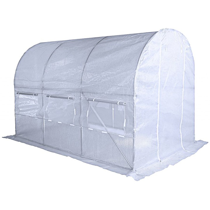 Solar de gradina, 200 x 350 cm (7 m²), alb, Maxstore®