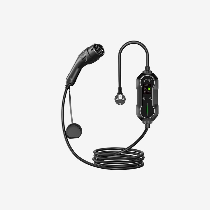 Cablu incarcare masini electrice Type2, 16A, 230V, lungime cablu 5m, cu geanta portabila, Mentavill