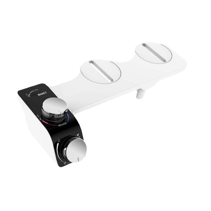 Bideu ultra-subtire, OMGift, presiune reglabilă, alb