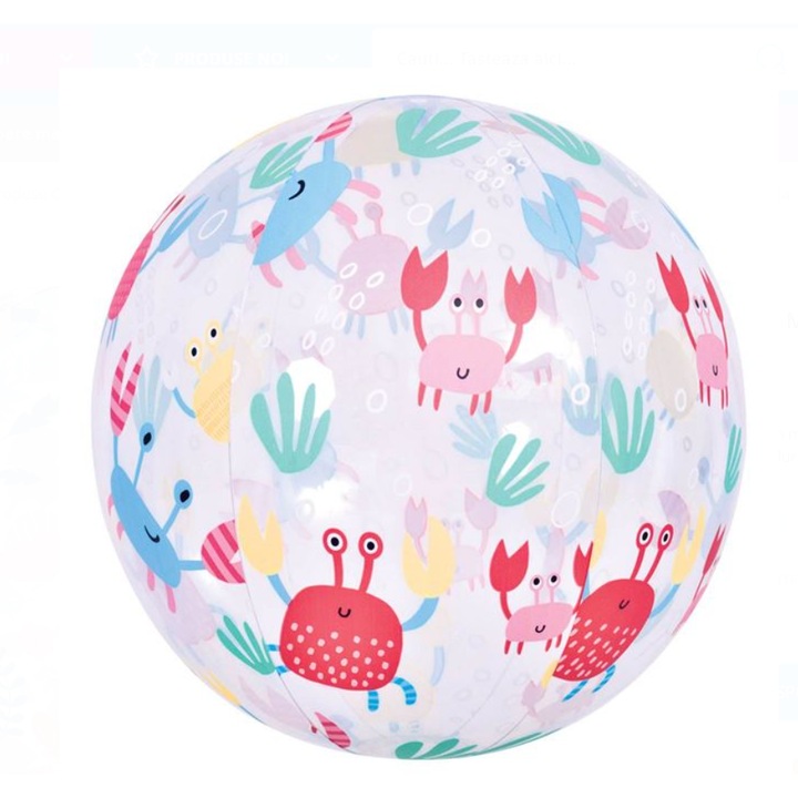 Minge Gonflabila de Plaja cu Crabi 50cm