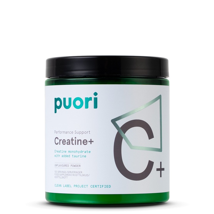 Puori Creatina+, Supliment Alimentar Energizant, Puori, 325g
