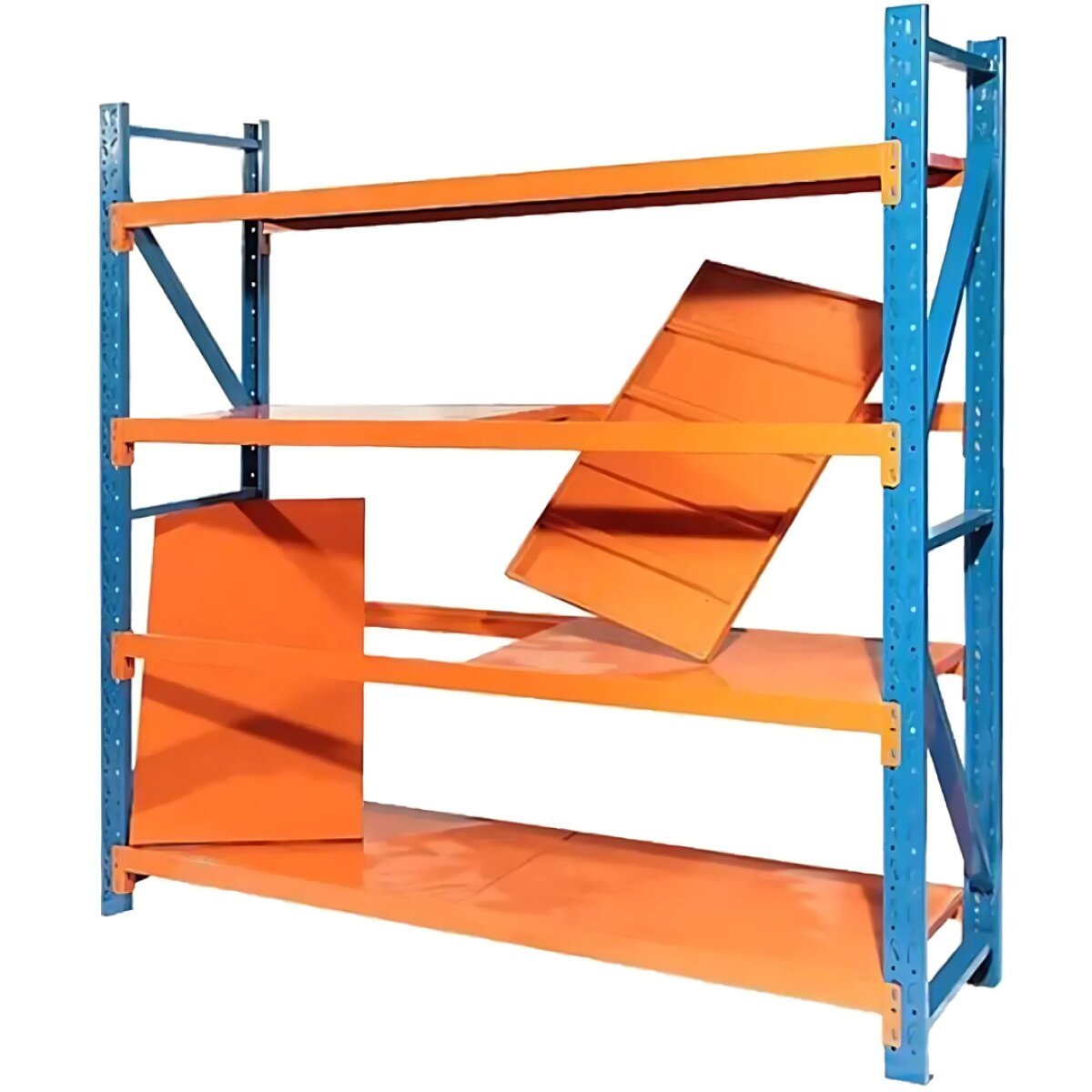 Produse Raft Raft profesional pentru depozitare L2000xl600xH2000, 1200 kg - eMAG.ro