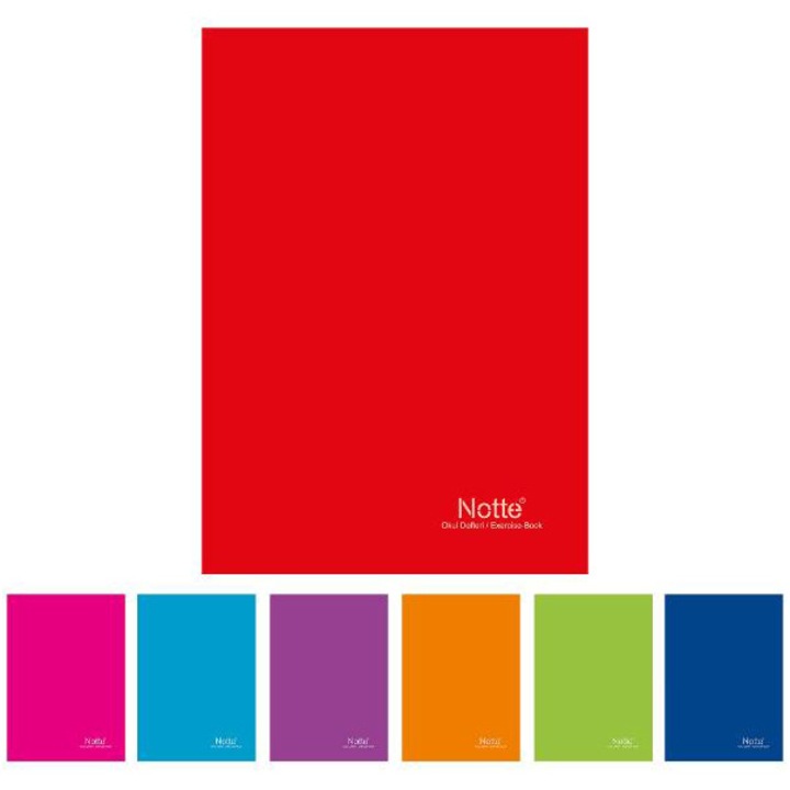 Caiet Notte School A4 capsat 80 file dictando-matematica diverse culori