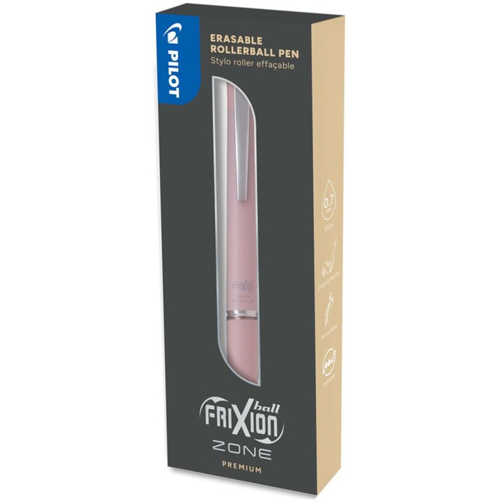 Roller Frixion Clicker Zone Pilot, 0.7 mm + Cutie cadou