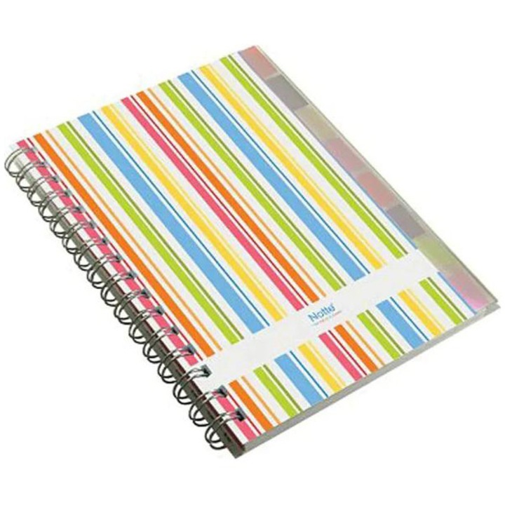 Caiet Notte A6 cu spira si index 150 de file matematica