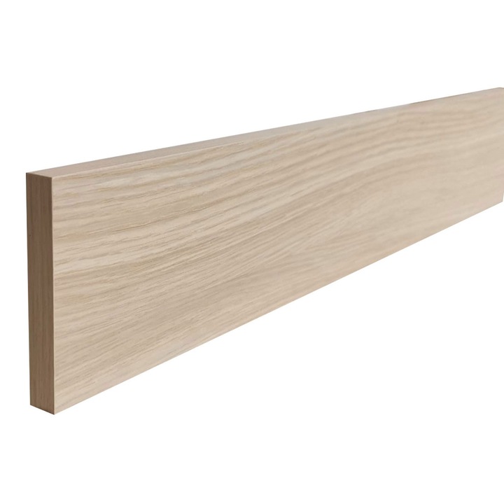 Plinta mascare picioare, 120x15x1.6 cm, Fag