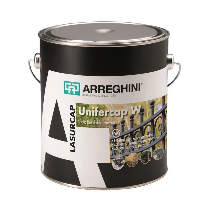 Боя за ковано желязо Unifercap ferromicaceous, Silver, 1KG