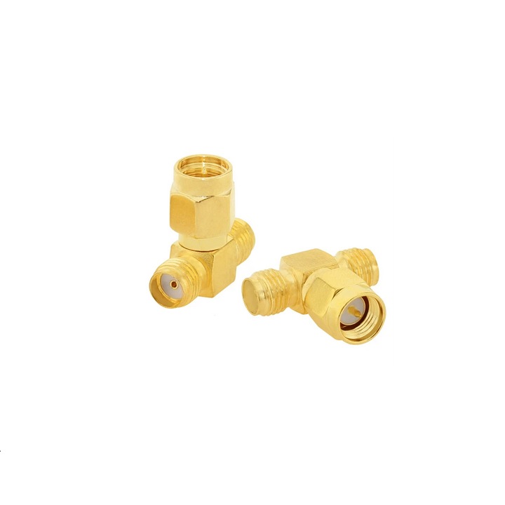 Adapter RF csatlakozóhoz, Anya-Apa, T alakú