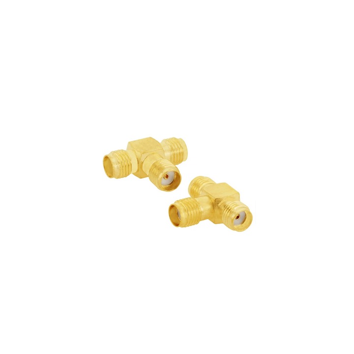 Adapter RF csatlakozóhoz, Nő-Nű, T alakú