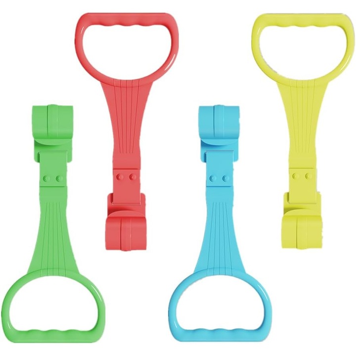 Set 4 inele de prindere pentru tarc copii JENUOS, ergonomic, multicolor