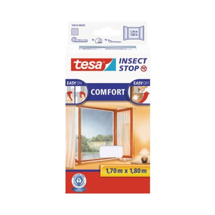 Plasa Insecte 1.7x1.8m, Alb