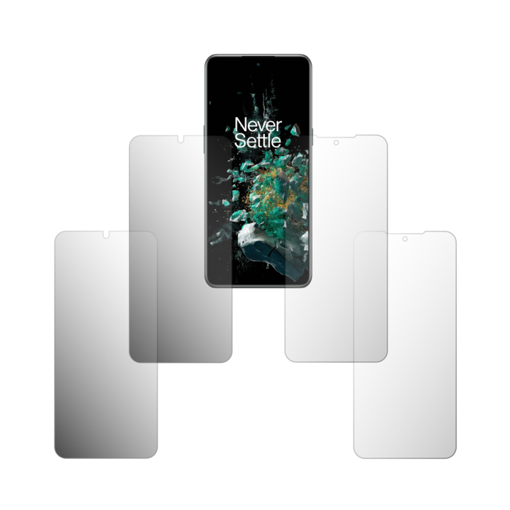 4 db Folie24 képernyővédő fólia, OnePlus Ace Pro-hoz, 2X Ultra-Clear + 2X matt, teljes kijelzős lefedettség és tokbarát, öntapadó, rugalmas, önregenerálódással
