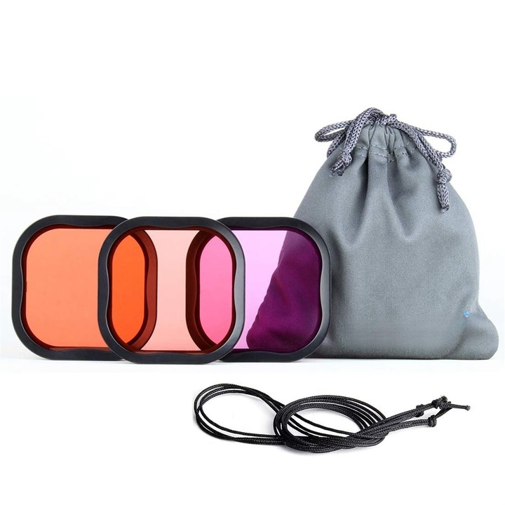 Set filtre de scufundare, LYCENXI, magenta/rosu