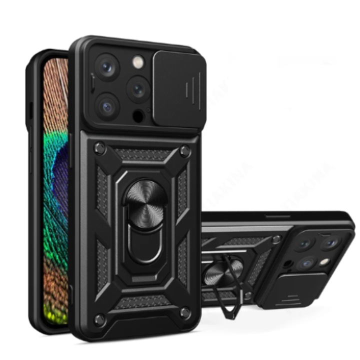 Husa pentru Honor 200 Lite, R103, Poliuretan, Black