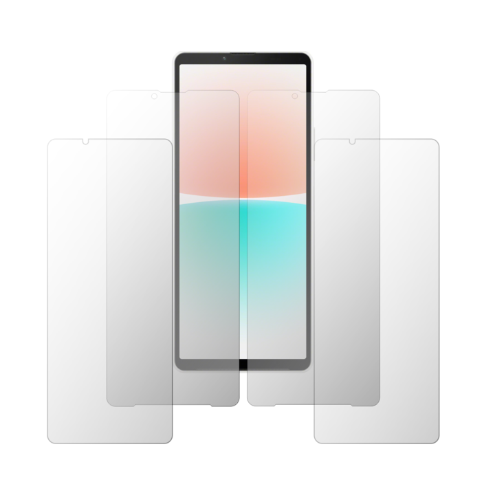 Комплект от 4 протектора Folie24 за екран, за Sony Xperia 10 IV, 2X Ultra-Clear + 2X Matte, пълно покритие на дисплея и удобни за калъфи, залепващи, гъвкави със саморегенерация