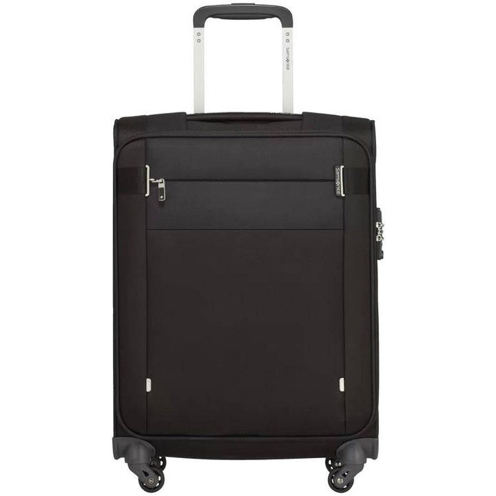 Troler cabina Samsonite Citybeat Spinner, 55x40x20 cm, 42 litri, negru