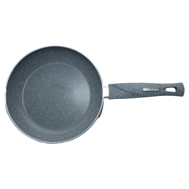 Tigaie din aluminiu cu teflon, Gri, 24 cm
