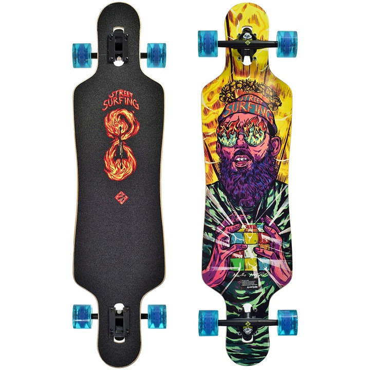 Лонгборд Street Surfing Curve DT Freeride 39'' Holy Cube