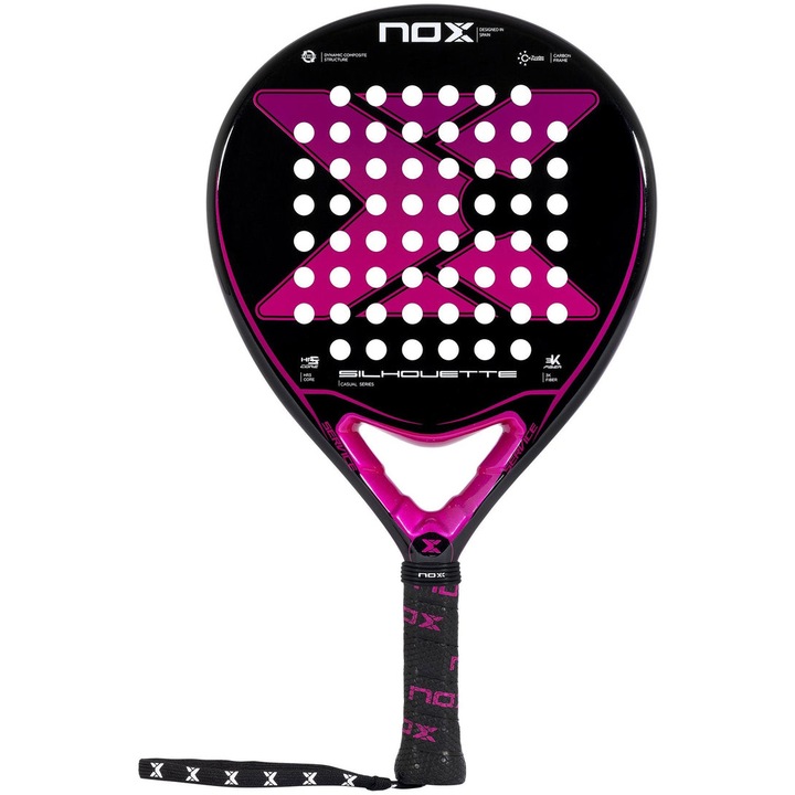 Racheta padel Nox Silhoutte, negru/roz