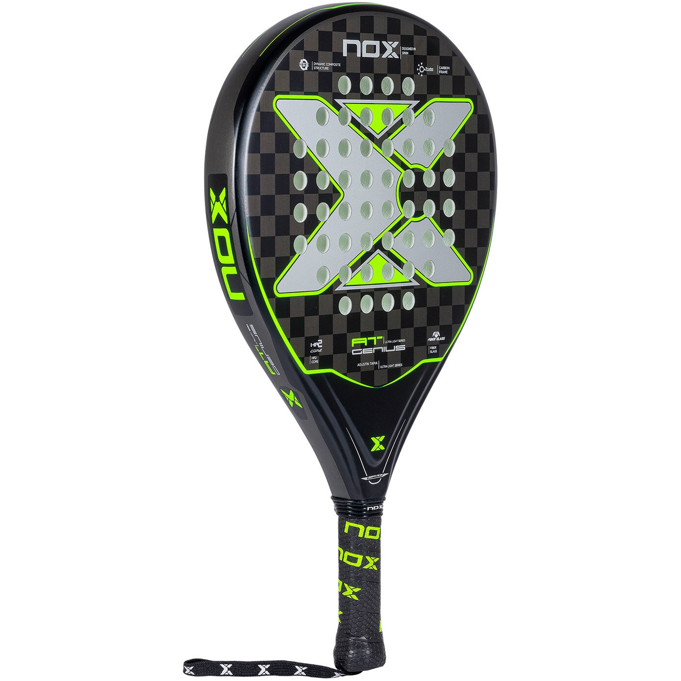 Racheta padel Nox AT10 Genius Ultra Light, negru/verde - eMAG.ro