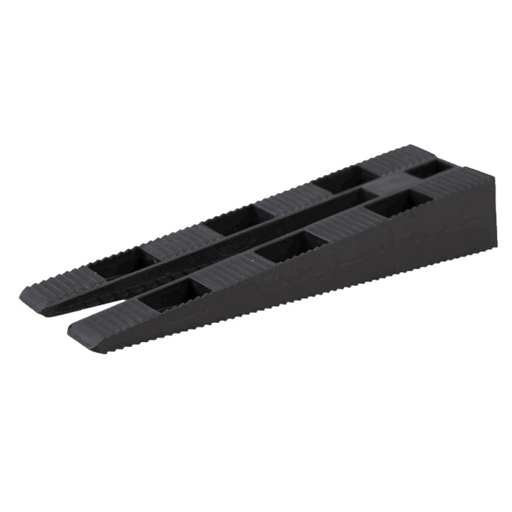 Tetőléc ékek, léc kiegyenlítő ékek, szerelékek 100 db., 25x43x140 mm, állítási tartomány 18-40 mm, egyengető tetőlécek