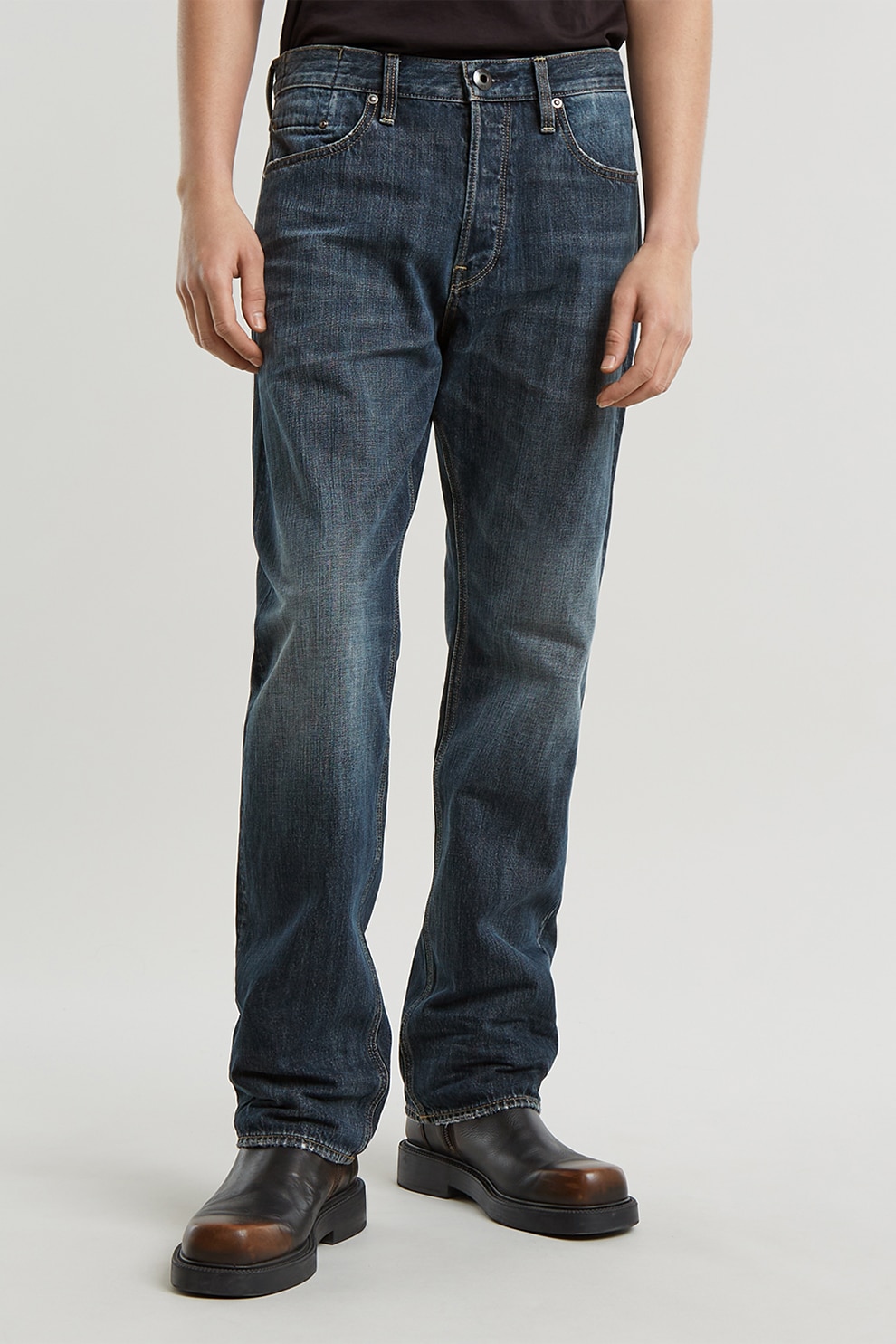 G-STAR, Blugi drepti Dakota, Albastru inchis, W33-L32