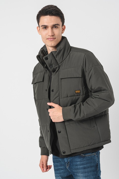 G-STAR, Geaca cu buzunare, Verde inchis, L