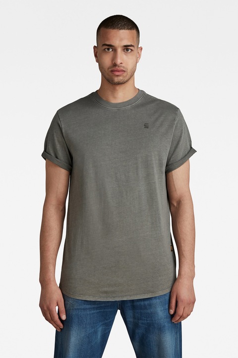 G-STAR, Тениска Lash от органичен памук, Антрацитно сиво, S