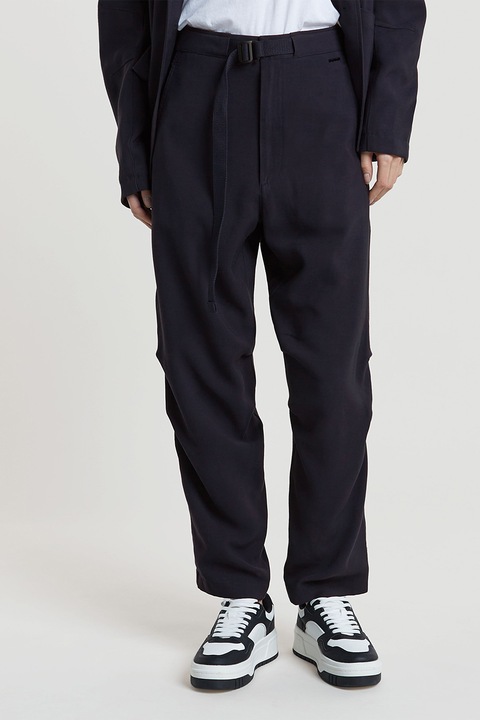 G-Star, Pantaloni drepti cu o curea, Bleumarin