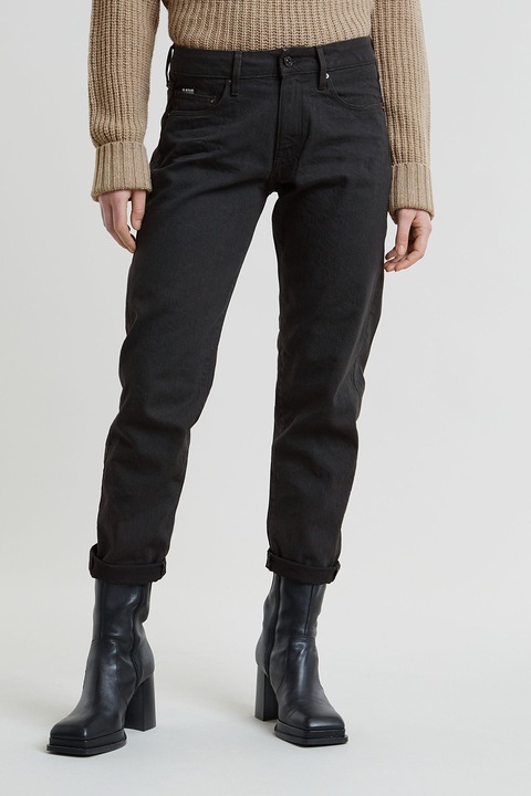 G-Star, Blugi cu croiala boyfriend Kate, Negru stins, W27-L28