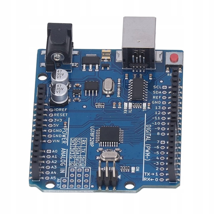 Модул Rosfix ACS A1 ATMEGA328, Съвместим с Arduino UNO, 7-12V, 32kB Flash, 16MHz