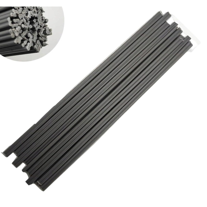 Set 10 sarme de sudura Rosfix, 20 cm, Negru