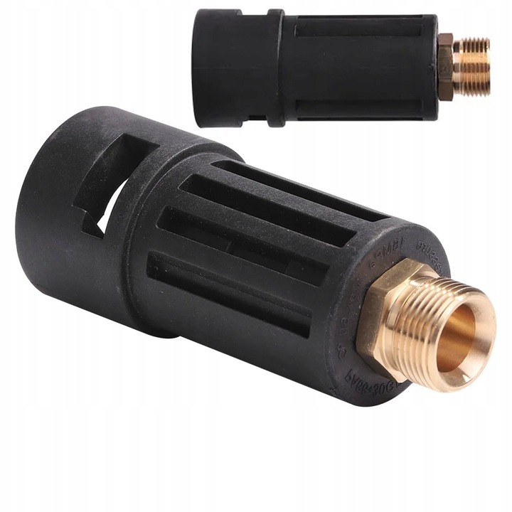 Kranzle és Karcher HD/HDS-vel kompatibilis Rosfix adapter, M22x1.5 14mm, műanyag, fekete